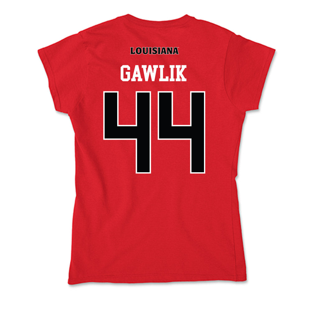 Louisiana - NCAA Football : Teddy Gawlik - Soft Style Women’s T-Shirt-1