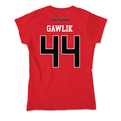 Louisiana - NCAA Football : Teddy Gawlik - Soft Style Women’s T-Shirt-1