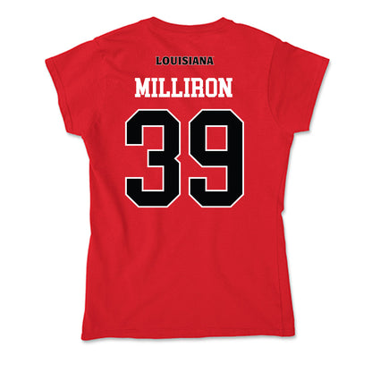 Louisiana - NCAA Football : Carter Milliron - Soft Style Women’s T-Shirt-1