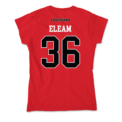 Louisiana - NCAA Football : Maurion Eleam - Soft Style Women’s T-Shirt-1