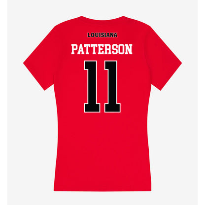Louisiana - NCAA Women's Basketball : Arionna Patterson - Women's V-Neck T-Shirt-1