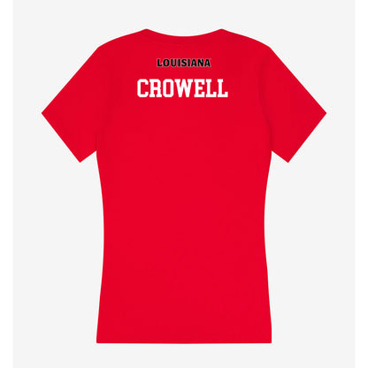 Louisiana - NCAA Women's Cross Country : Chloe Crowell - Women's V-Neck T-Shirt-1