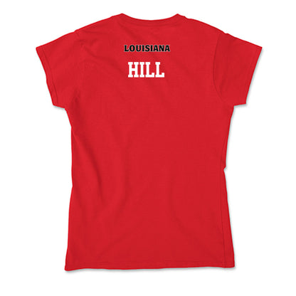 Louisiana - NCAA Women's Track & Field : Aniya Hill - Soft Style Women’s T-Shirt-1