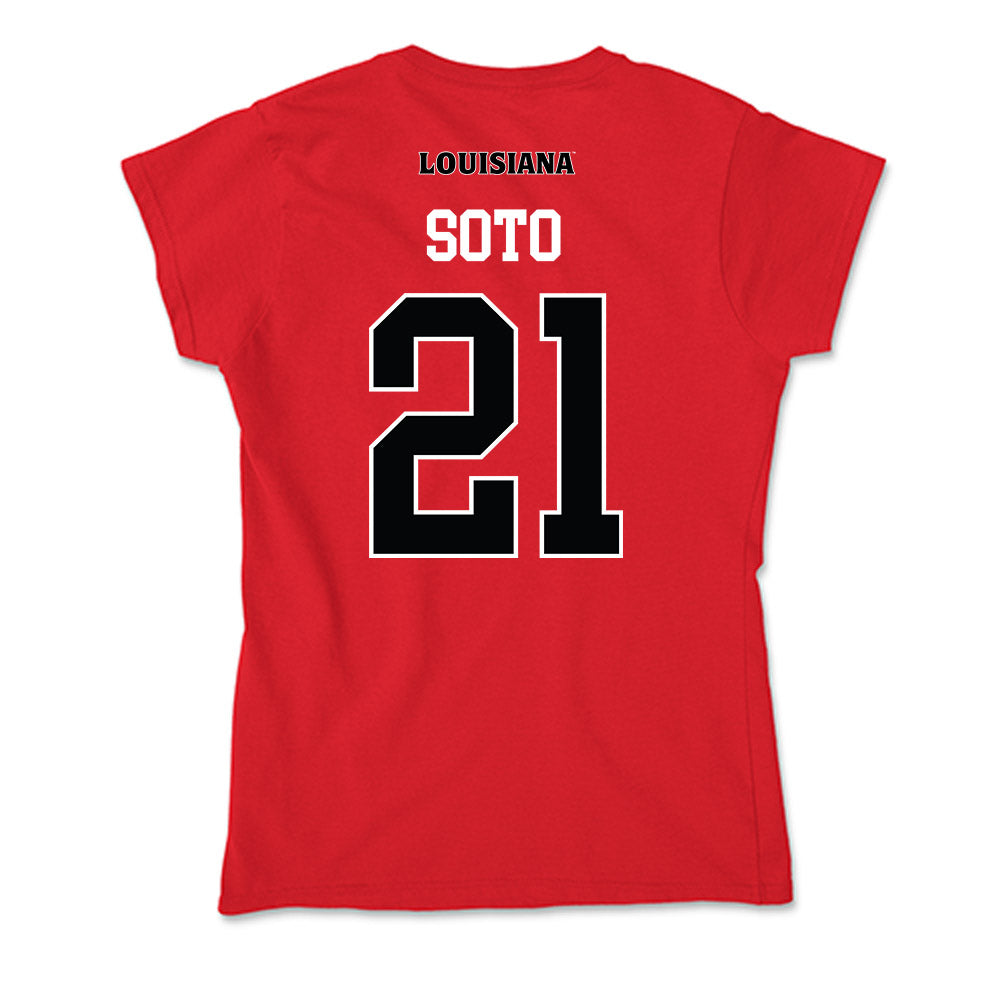 Louisiana - NCAA Softball : Lillian Soto - Soft Style Women’s T-Shirt-1