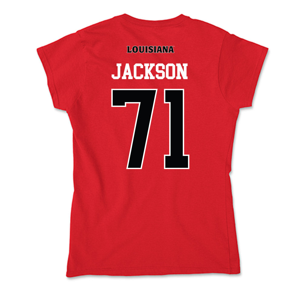 Louisiana - NCAA Football : George Jackson - Soft Style Women’s T-Shirt-1