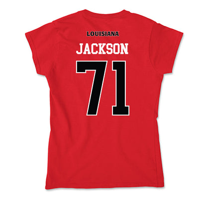 Louisiana - NCAA Football : George Jackson - Soft Style Women’s T-Shirt-1