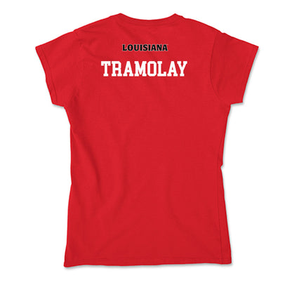 Louisiana - NCAA Men's Tennis : Leonard Tramolay - Soft Style Women’s T-Shirt-1
