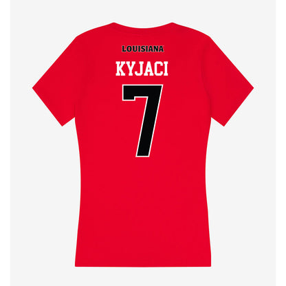 Louisiana - NCAA Men's Tennis : Samuel Kyjaci - Women's V-Neck T-Shirt-1