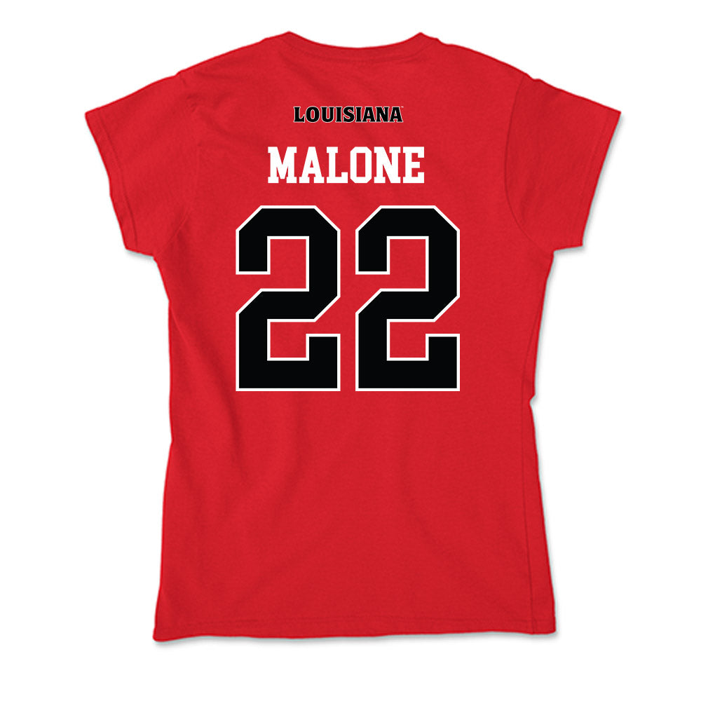 Louisiana - NCAA Football : Kevin Malone - Soft Style Women’s T-Shirt-1