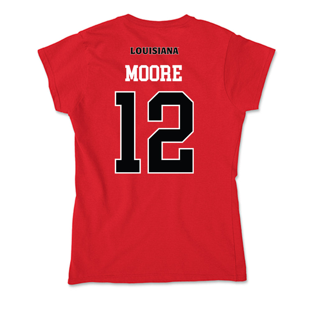 Louisiana - NCAA Women's Soccer : Sophia Moore - Soft Style Women’s T-Shirt-1