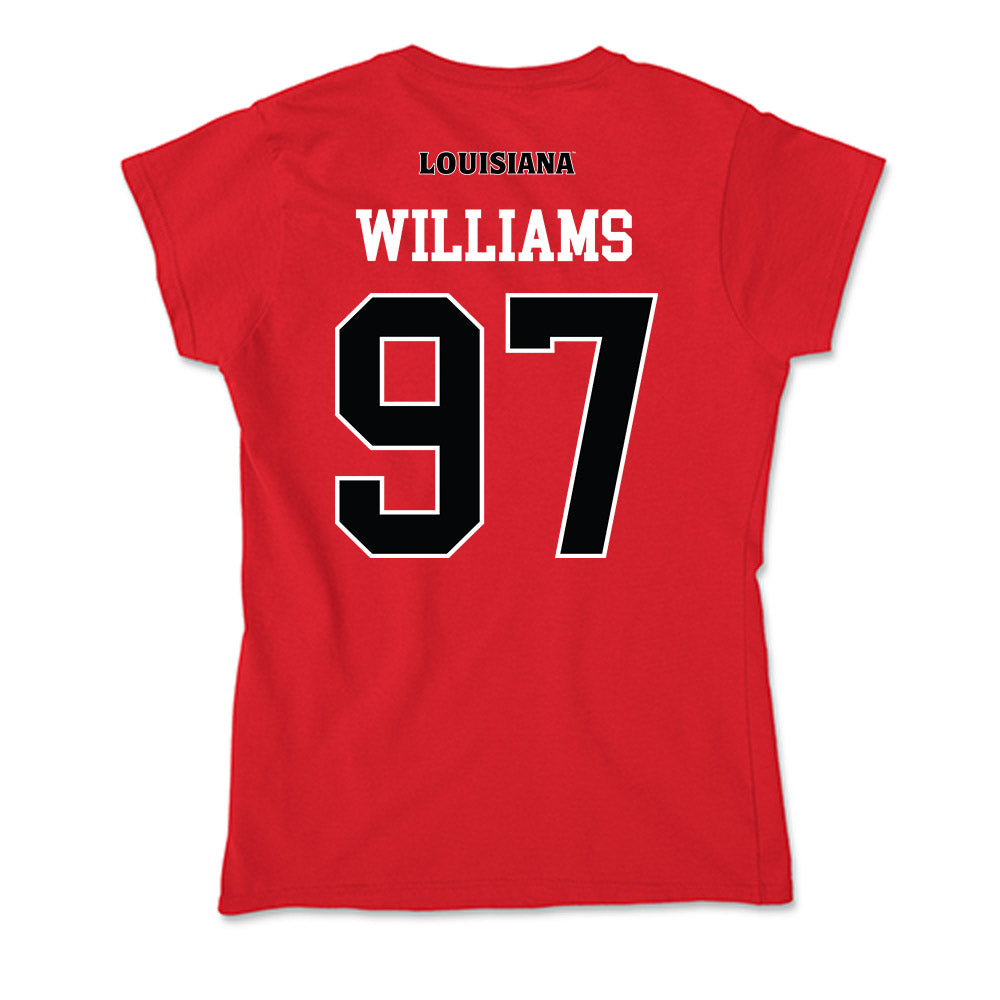 Louisiana - NCAA Football : Lance Williams - Soft Style Women’s T-Shirt-1