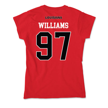 Louisiana - NCAA Football : Lance Williams - Soft Style Women’s T-Shirt-1