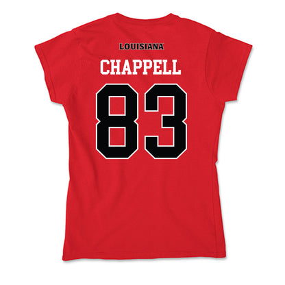 Louisiana - NCAA Football : Brock Chappell - Soft Style Women’s T-Shirt-1
