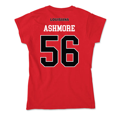 Louisiana - NCAA Football : Korbin Ashmore - Soft Style Women’s T-Shirt-1
