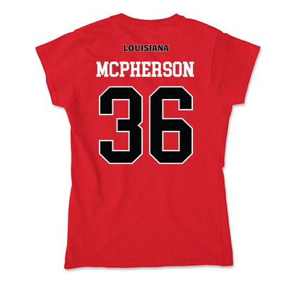 Louisiana - NCAA Football : conor Mcpherson - Soft Style Women’s T-Shirt-1