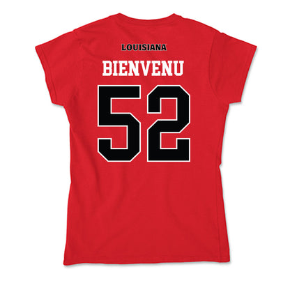 Louisiana - NCAA Football : Benjamin Bienvenu - Soft Style Women’s T-Shirt-1