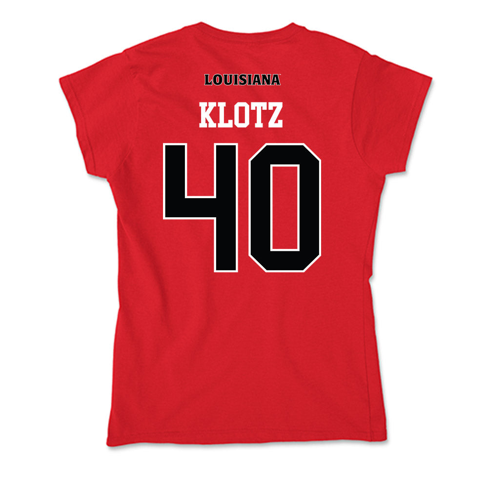 Louisiana - NCAA Football : Logan Klotz - Soft Style Women’s T-Shirt-1