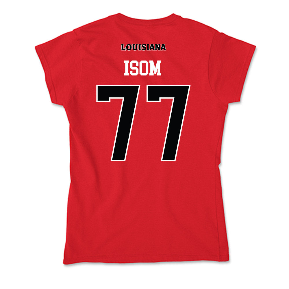 Louisiana - NCAA Football : Jakoby Isom - Soft Style Women’s T-Shirt-1