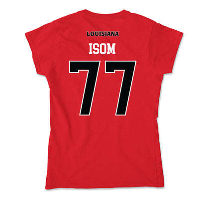 Louisiana - NCAA Football : Jakoby Isom - Soft Style Women’s T-Shirt-1