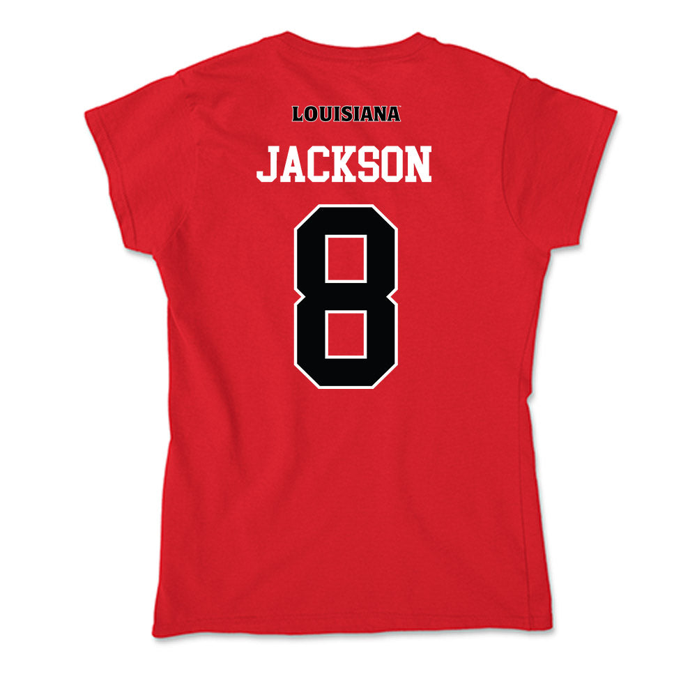 Louisiana - NCAA Football : Kody Jackson - Soft Style Women’s T-Shirt-1