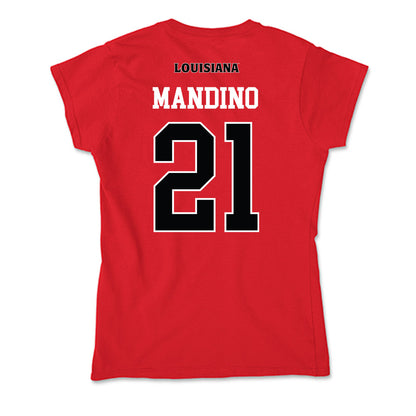 Louisiana - NCAA Baseball : Maddox Mandino - Soft Style Women’s T-Shirt-1