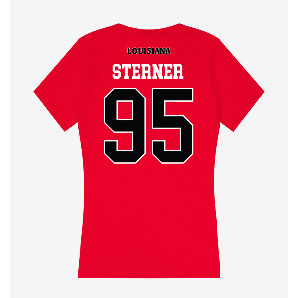 Louisiana - NCAA Football : Tony Sterner - Women's V-Neck T-Shirt-1
