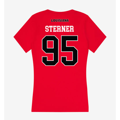 Louisiana - NCAA Football : Tony Sterner - Women's V-Neck T-Shirt-1