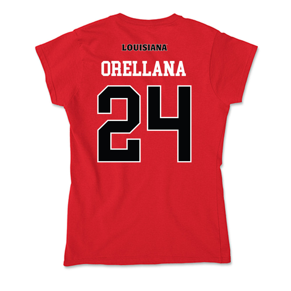 Louisiana - NCAA Women's Soccer : Olivia Orellana - Soft Style Women’s T-Shirt-1