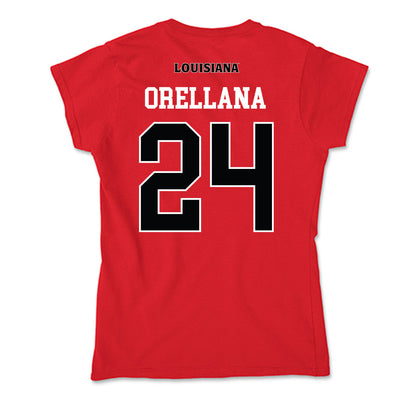 Louisiana - NCAA Women's Soccer : Olivia Orellana - Soft Style Women’s T-Shirt-1