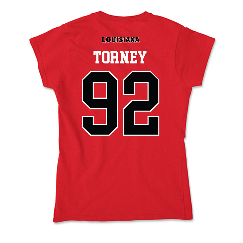 Louisiana - NCAA Football : Nathan Torney - Soft Style Women’s T-Shirt-1