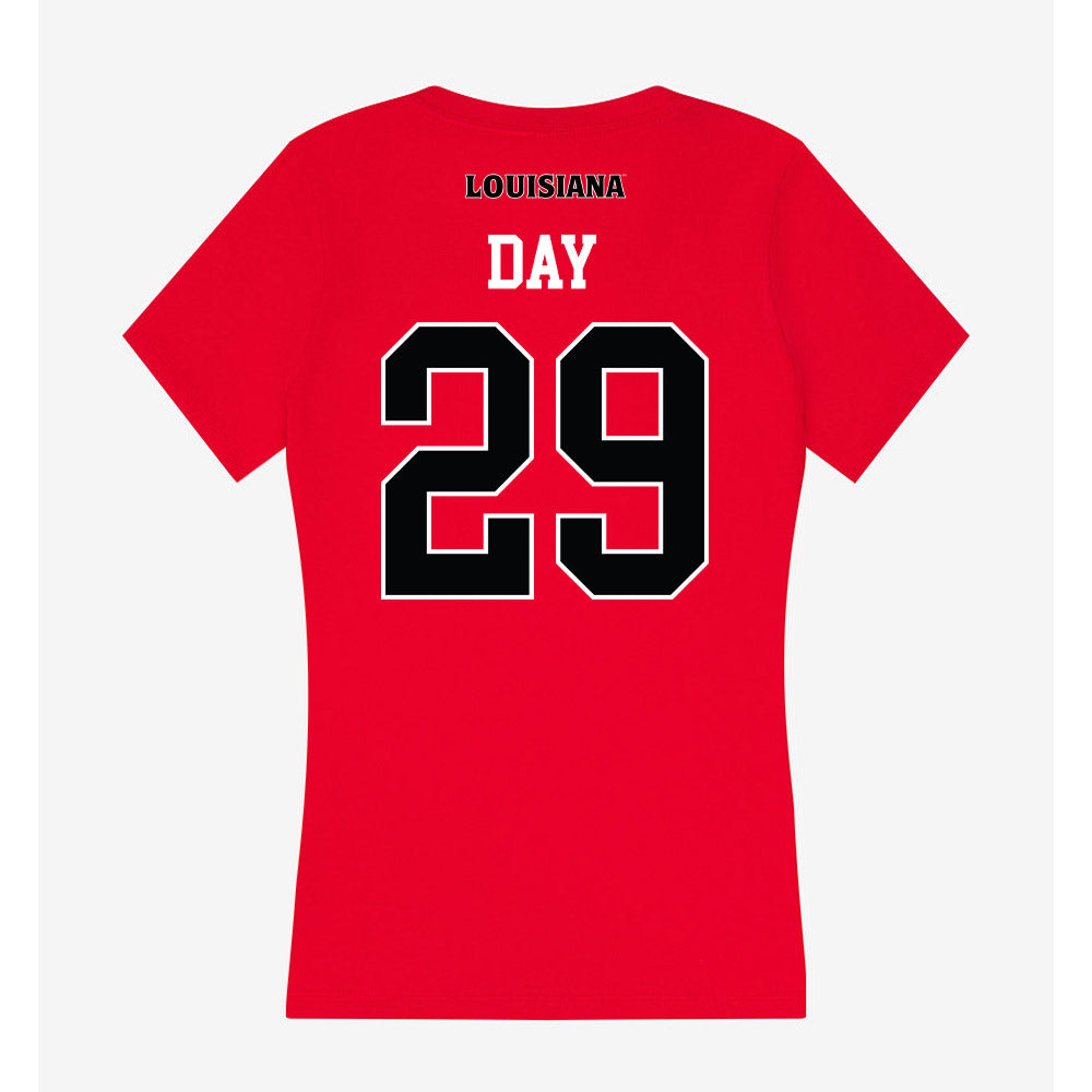 Louisiana - NCAA Football : Denim Day - Women's V-Neck T-Shirt-1