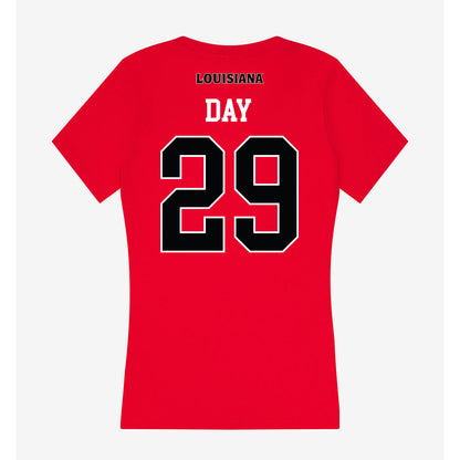 Louisiana - NCAA Football : Denim Day - Women's V-Neck T-Shirt-1