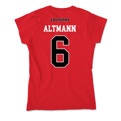 Louisiana - NCAA Football : Sam Altmann - Soft Style Women’s T-Shirt-1