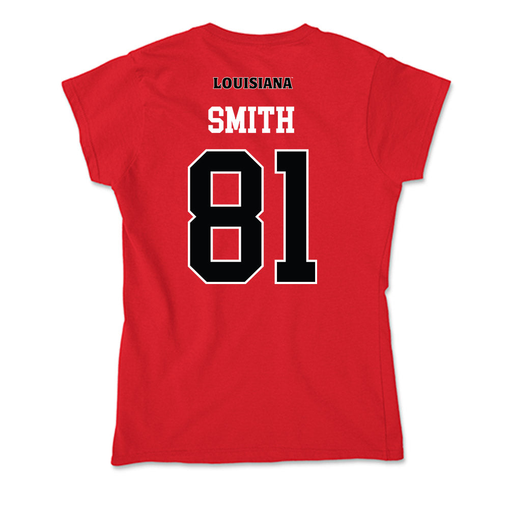 Louisiana - NCAA Football : Jaiden Smith - Soft Style Women’s T-Shirt-1