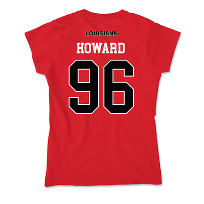 Louisiana - NCAA Football : Chase Howard - Soft Style Women’s T-Shirt-1