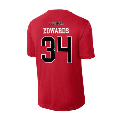 Louisiana - NCAA Football : kailep Edwards - Activewear T-Shirt-1