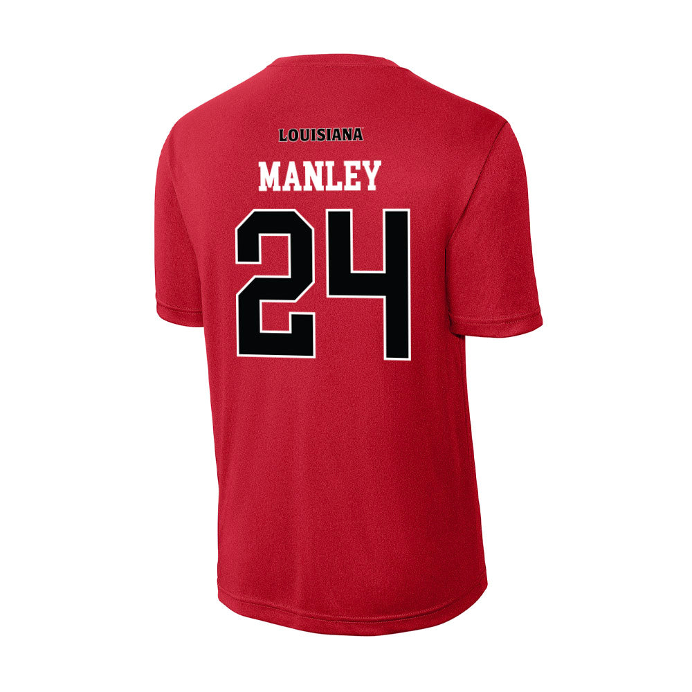 Louisiana - NCAA Women's Basketball : Mikaylah Manley - Activewear T-Shirt-1