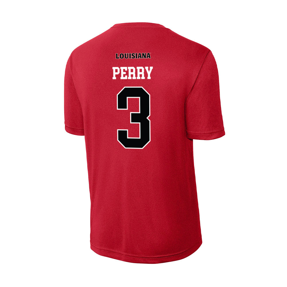 Louisiana - NCAA Football : Zylan Perry - Activewear T-Shirt-1