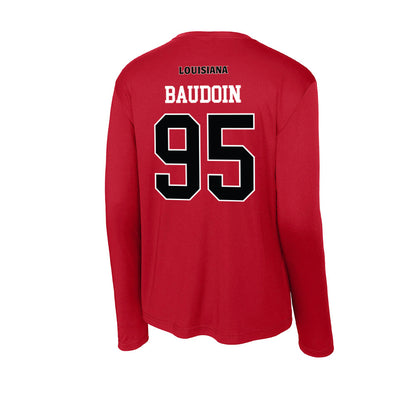 Louisiana - NCAA Football : Maxie Baudoin - Activewear Long Sleeve T-Shirt-1