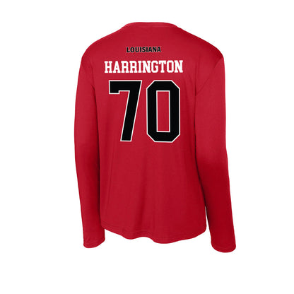 Louisiana - NCAA Football : Jax Harrington - Activewear Long Sleeve T-Shirt-1