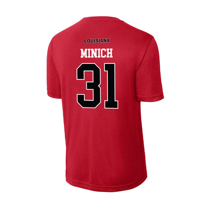 Louisiana - NCAA Women's Soccer : Laine Minich - Activewear T-Shirt-1