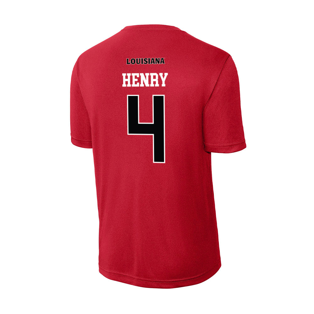 Louisiana - NCAA Women's Volleyball : Lindsey Henry - Activewear T-Shirt-1