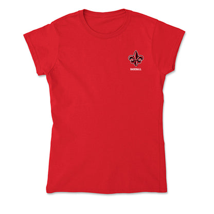 Louisiana - NCAA Baseball : Rigoberto Hernandez - Soft Style Women’s T-Shirt-0