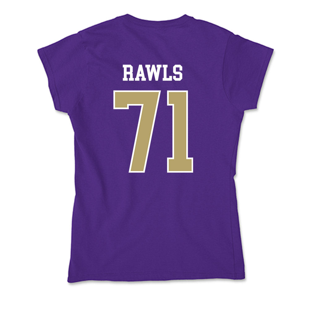 JMU - NCAA Football : Deacon Rawls - Soft Style Women’s T-Shirt-1