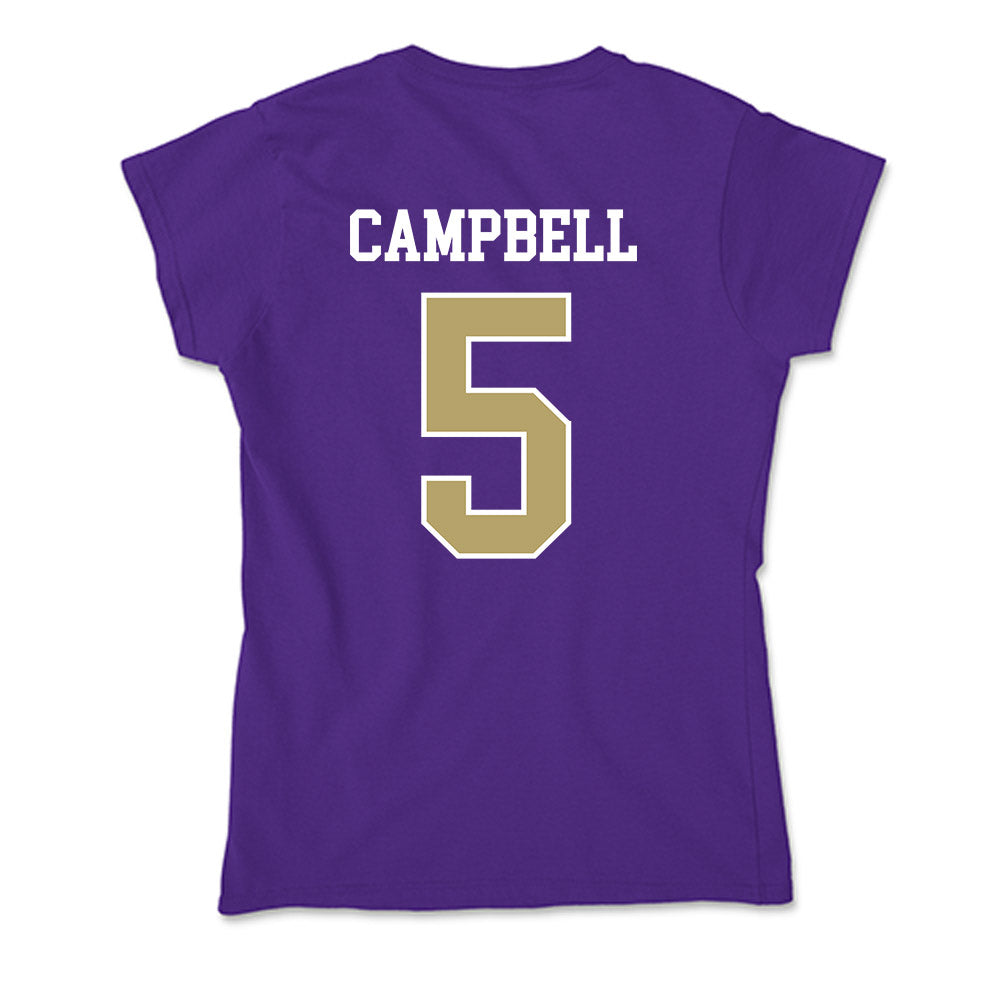 JMU - NCAA Baseball : Wyatt Campbell - Soft Style Women’s T-Shirt-1
