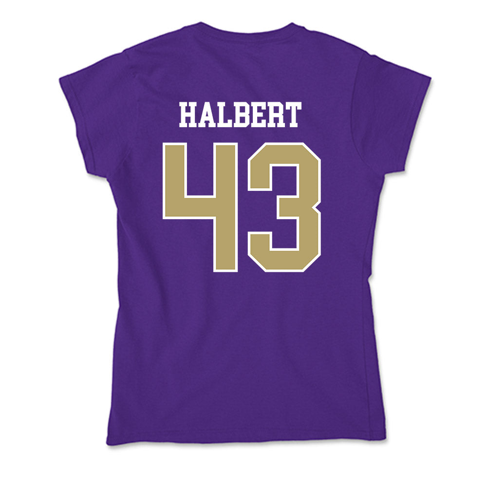 JMU - NCAA Football : Miles Halbert - Soft Style Women’s T-Shirt-1