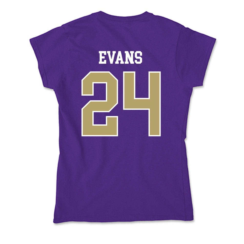 JMU - NCAA Softball : Emma Jo Evans - Soft Style Women’s T-Shirt-1