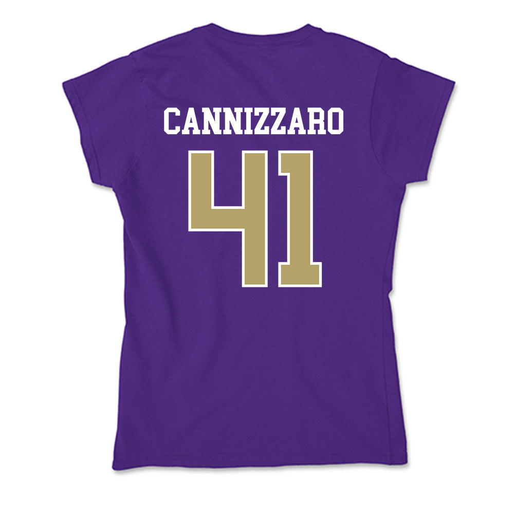 JMU - NCAA Baseball : Jack Cannizzaro - Soft Style Women’s T-Shirt-1