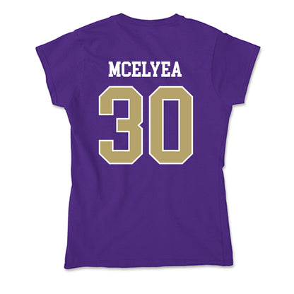 JMU - NCAA Baseball : Blake Mcelyea - Soft Style Women’s T-Shirt-1