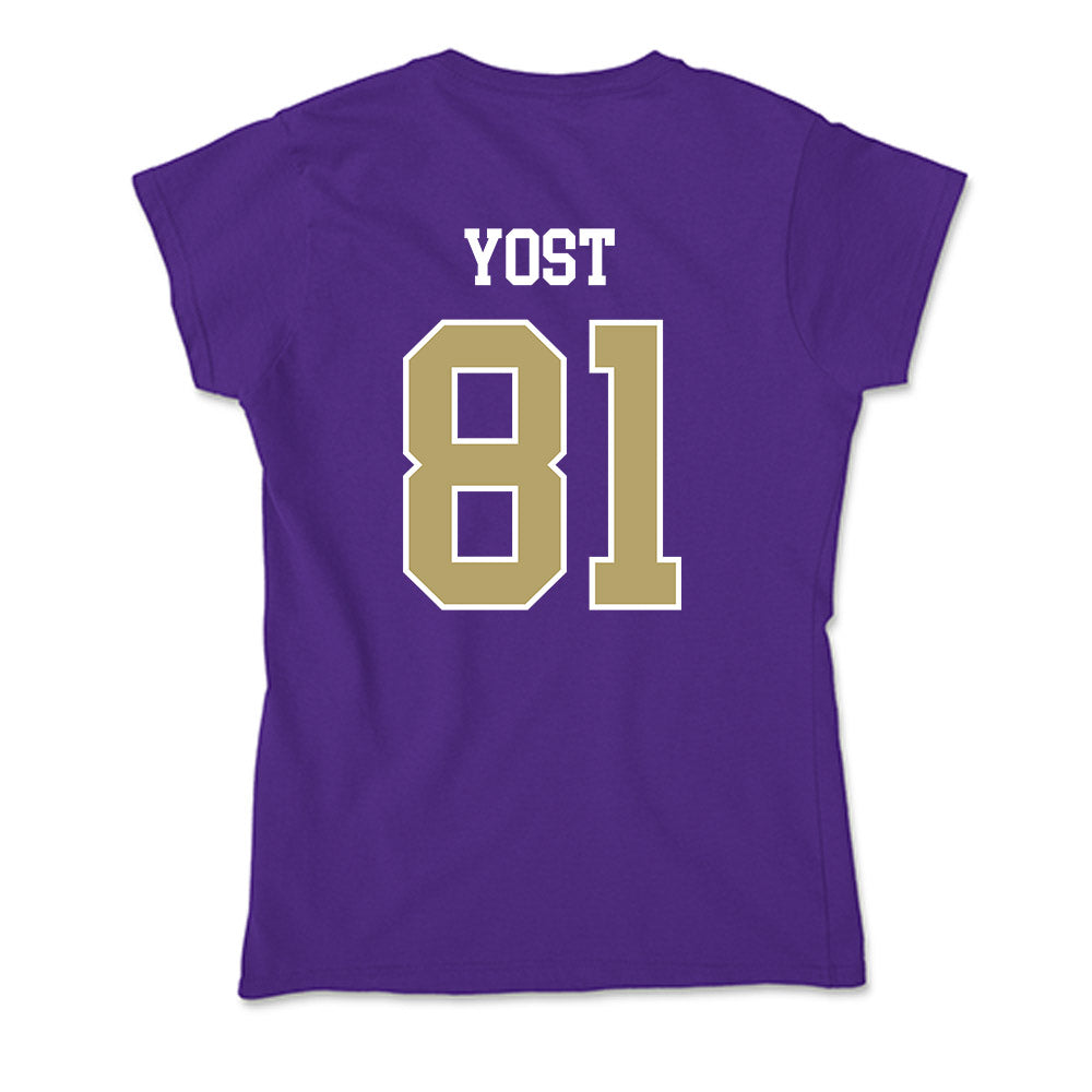 JMU - NCAA Football : Sue Yost - Soft Style Women’s T-Shirt-1
